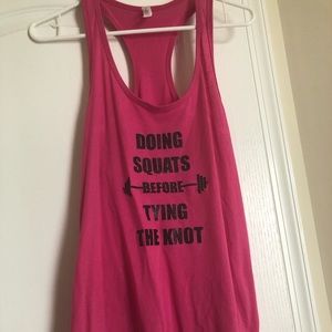 Pink tank top